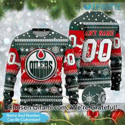Ugly Sweater Edmonton Oilers Custom Impressive Gift