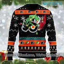 Ugly Sweater Flyers Unique Grinch Philadelphia Flyers Gift Best selling