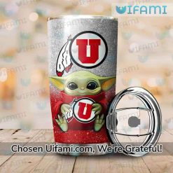 Utah Utes Tumbler Alluring Baby Yoda Utah Utes Gift Latest Model