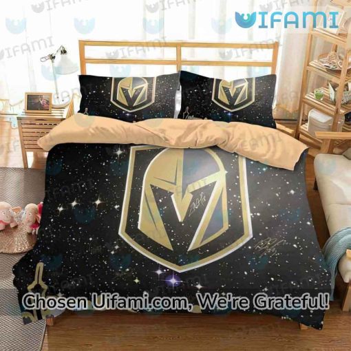 Vegas Golden Knights Queen Bedding Last Minute VGK Gift