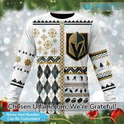 Vegas Knights Christmas Sweater Customized Eye-opening Gift