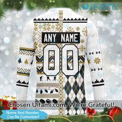 Vegas Knights Christmas Sweater Customized Eye-opening Gift