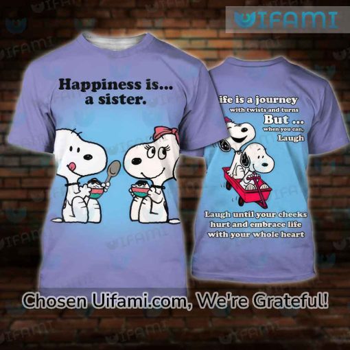 Vintage Snoopy T-Shirt 3D Exquisite Happiness Gift