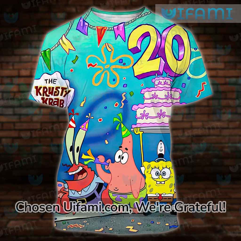 Cute Spongebob Shirt 3D Bountiful Gift - Personalized Gifts