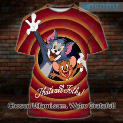 Vintage Tom And Jerry Shirt 3D Alluring Gift