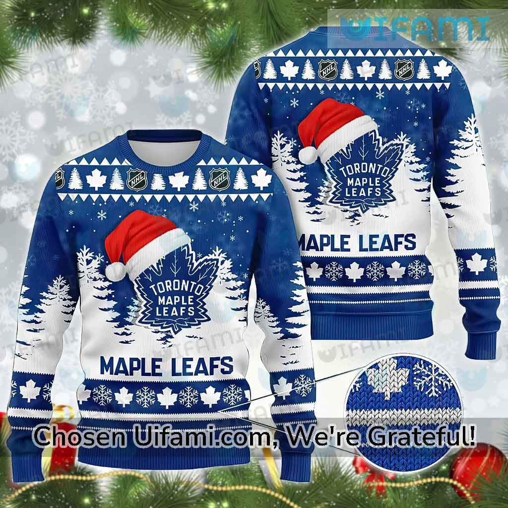 Custom Toronto Maple Leafs Ugly Christmas Sweater Comfortable Gift