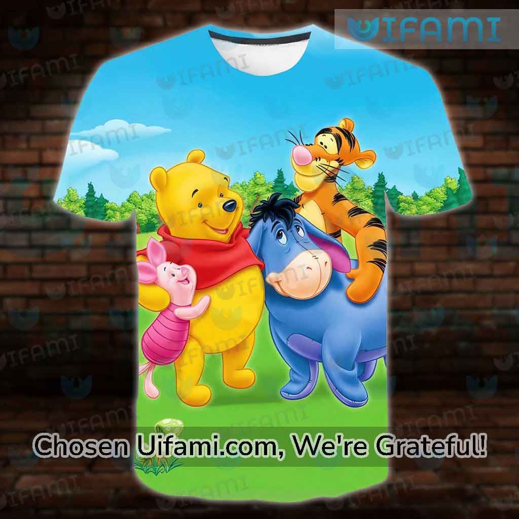 Vintage Winnie The Pooh Tee 3D Affordable Gift