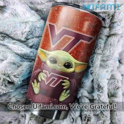 Virginia Tech Hokies 30 Oz Tumbler Exciting Baby Yoda Virginia Tech Gift Ideas Exclusive