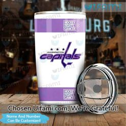 Washington Capitals Insulated Tumbler Custom Fights Cancer Capitals Hockey Gift Best selling