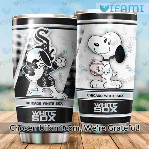 White Sox Wine Tumbler Exquisite Snoopy Chicago White Sox Gift