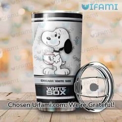 White Sox Wine Tumbler Exquisite Snoopy Chicago White Sox Gift Latest Model