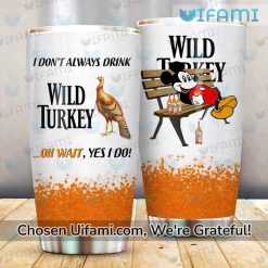 Wild Turkey Stainless Steel Tumbler Unexpected Mickey Yes I Do Gift