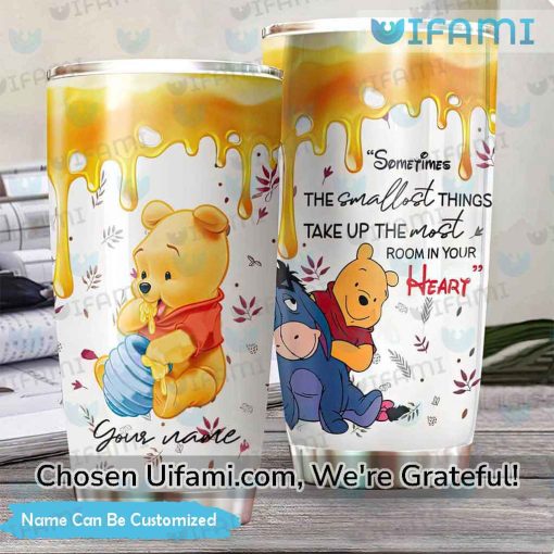 Winnie The Pooh Custom Tumbler Colorful Smallest Things Pooh Gift