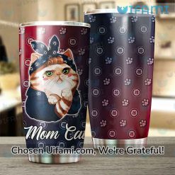 Winnipeg Jets Coffee Tumbler Wonderful Mom Cat Gift