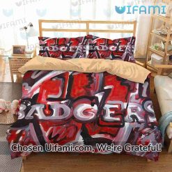 Wisconsin Badgers Bed Sheets Cheerful Badgers Gift