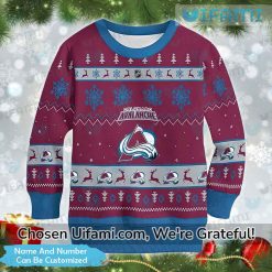 Womens Avalanche Sweater Personalized Cool Colorado Avalanche Gift Exclusive