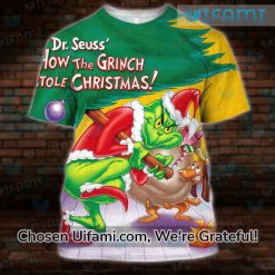 Womens Grinch T-Shirt 3D Jaw-dropping Gift