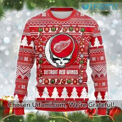 Womens Red Wings Sweater Novelty Grateful Dead Gift