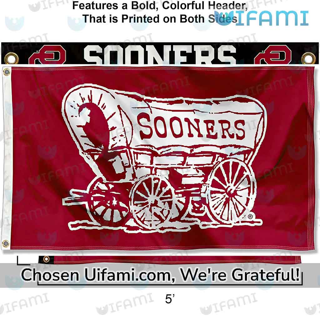 3x5 OU Flag Surprising Oklahoma Sooners Football Gifts