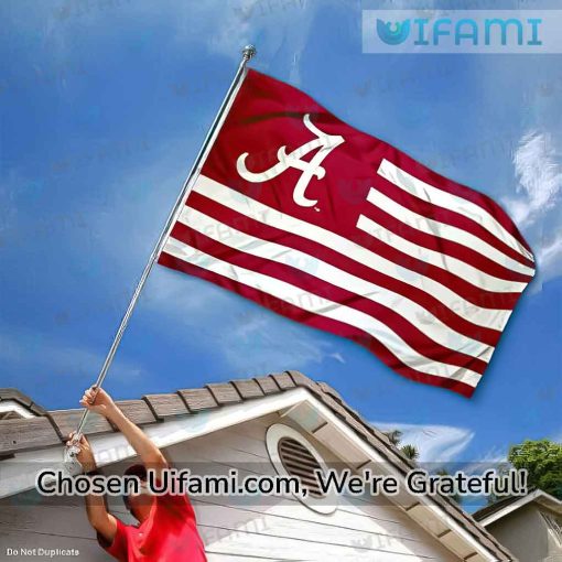 Alabama Football House Flags Novelty USA Flag Gift