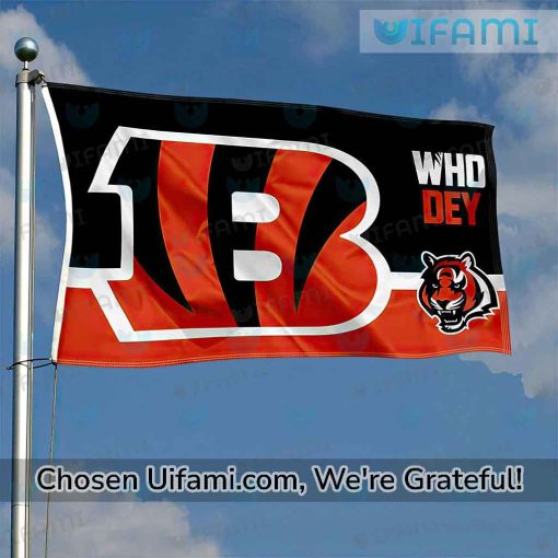 Bengals Flag Novelty Who Dey Cincinnati Bengals Gift