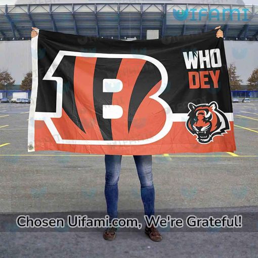 Bengals Flag Novelty Who Dey Cincinnati Bengals Gift