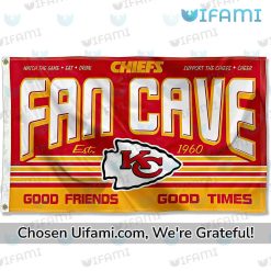 Big Kansas City Chiefs Flag Astonishing Fan Cave Gift Latest Model