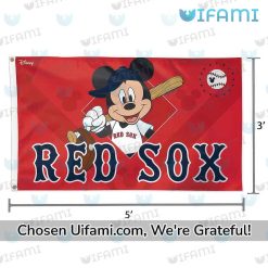 Boston Red Sox House Flag Bountiful Mickey Gift Exclusive