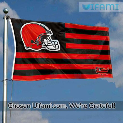 Browns Flag Football Surprising USA Flag Cleveland Browns Gift