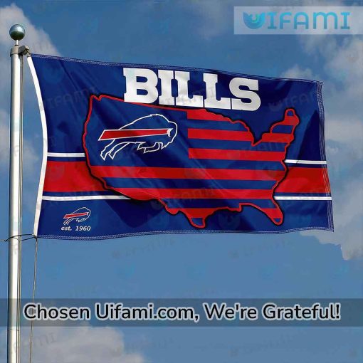 Buffalo Bills 3×5 Flag Creative USA Map Gift