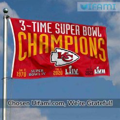 Large Chiefs Flag Surprise 2023 Super Bowl Kansas City Chiefs Gift