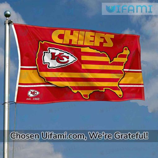 Chiefs Flags For Sale Jaw-dropping USA Map Kansas City Chiefs Gift Ideas