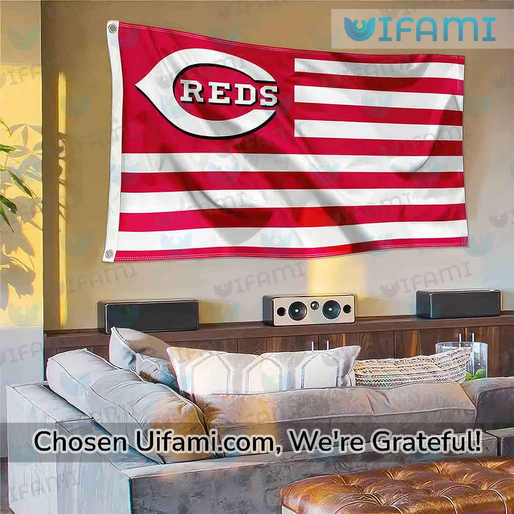 Cincinnati Reds Outdoor Flag Adorable USA Flag Gift