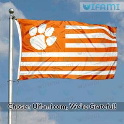 Clemson Tigers House Flag Affordable USA Flag Gift Best selling