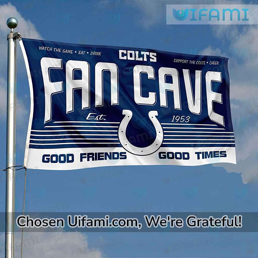 Colts Flag 3x5 Surprising Fan Cave Indianapolis Colts Gifts For Him