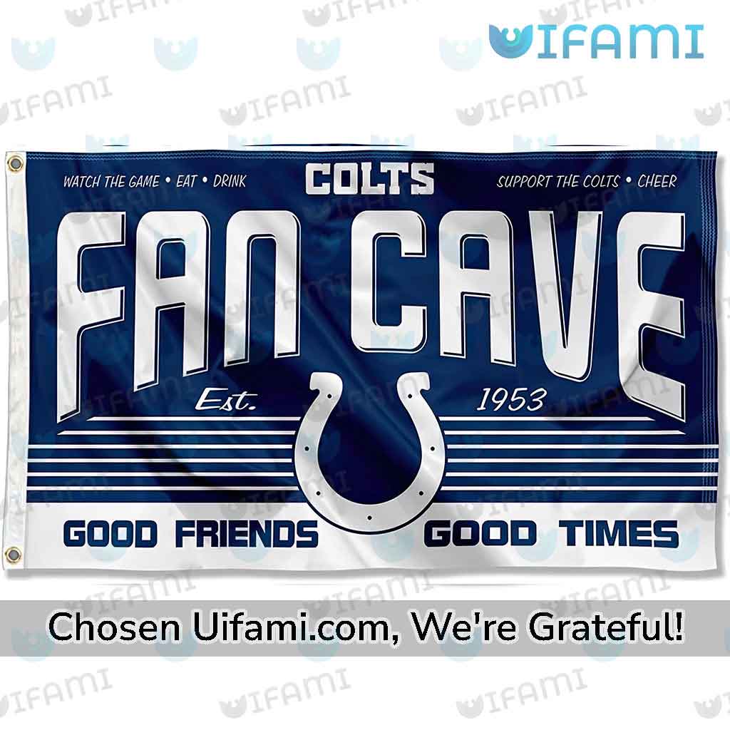 Colts Flag 3x5 Surprising Fan Cave Indianapolis Colts Gifts For Him
