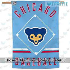 Cubs Vertical Flag Playful Chicago Cubs Gift