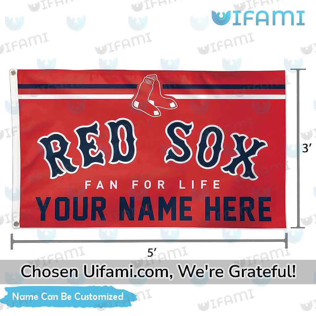 Custom Red Sox Flag 3x5 Wonderful Boston Red Sox Gift