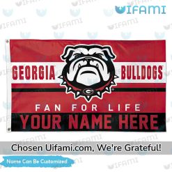 Custom UGA Flag Football Fan For Life Unique Georgia Bulldogs Gift