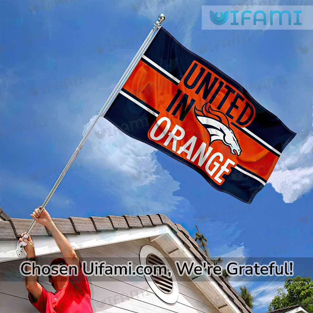 Denver Broncos Flag 3x5 Wonderful United In Orange Gift