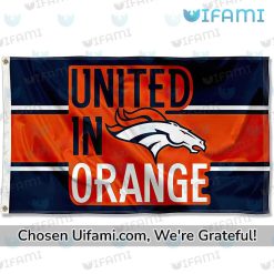 Denver Broncos Flag 3x5 Wonderful United In Orange Gift Trendy