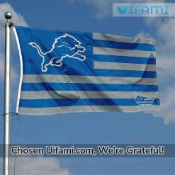 Detroit Lions 3×5 Flag Radiant USA Flag Gift