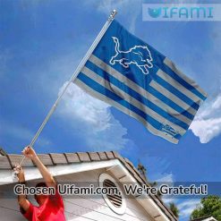 Detroit Lions 3x5 Flag Radiant USA Flag Gift Exclusive