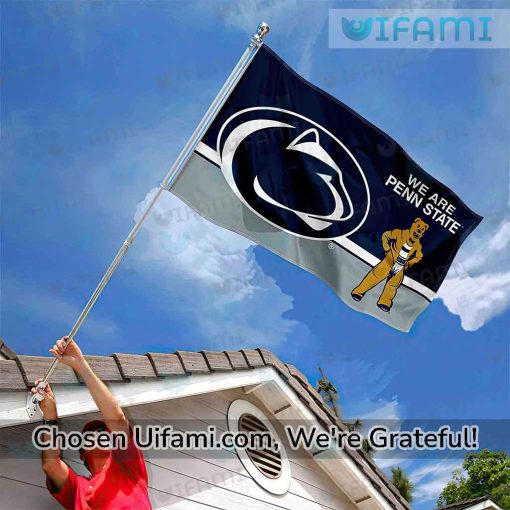 Double Sided Penn State Flag Astonishing Mascot PSU Gift