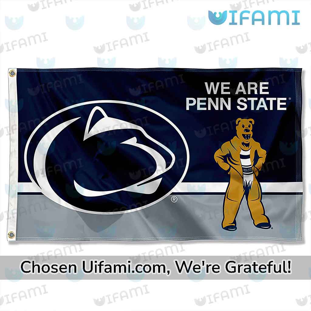 Double Sided Penn State Flag Astonishing Mascot PSU Gift