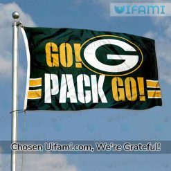 Green Bay Packers Flag 3×5 Fascinating Go Pack Go Gift