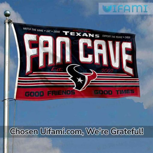 Houston Texans House Flag Exquisite Fan Cave Gift