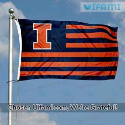 Illinois Fighting Illini Outdoor Flag Unexpected USA Flag Gift Best selling