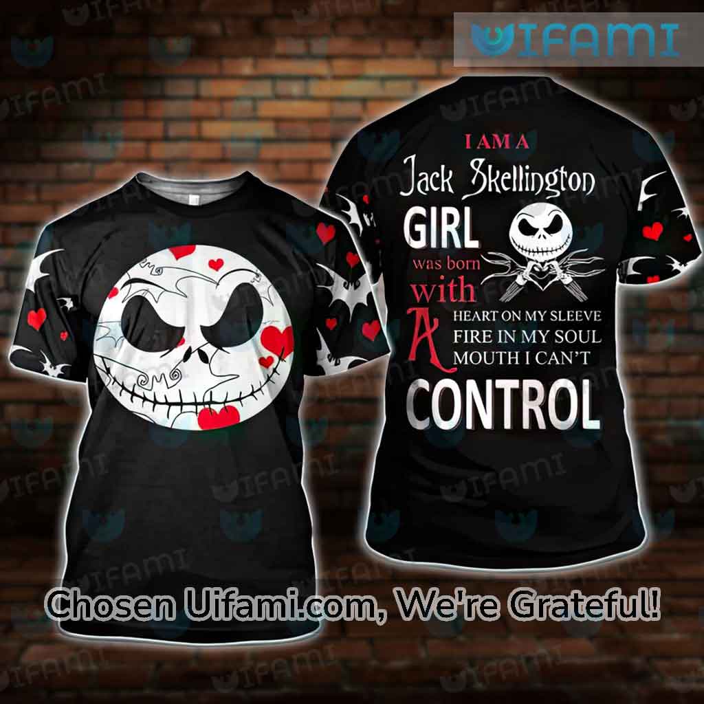 Jack Skellington T-Shirt 3D Awe-inspiring Control Gift