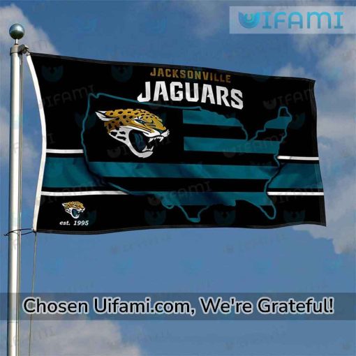 Jaguars Flag Brilliant USA Map Jacksonville Jaguars Gift Ideas